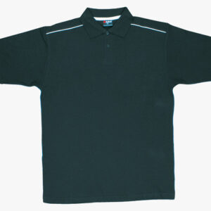 MENS 100%COTTON PIQUE KNIT WITH PIPING