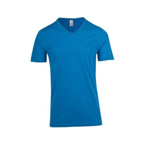 MENS RAW COTTON V NECK TEE